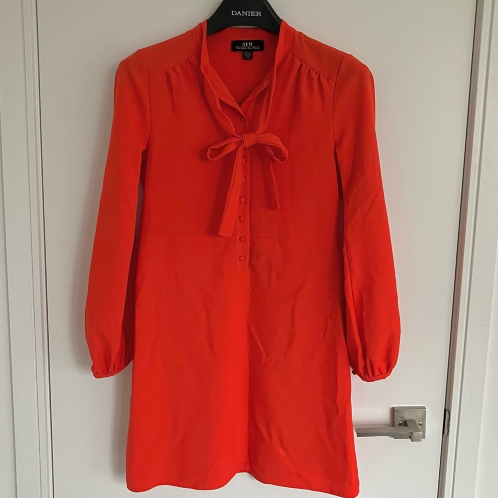 SFP Orange Long Sleeve Dress